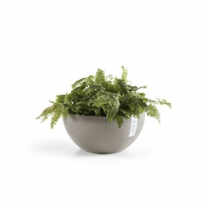 Round bowl pot Brussels 30 Taupe