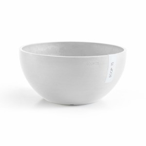 Round bowl pot Brussels 35 Pure White