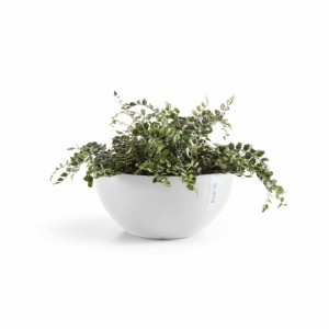 Round bowl pot Brussels 35 Pure White