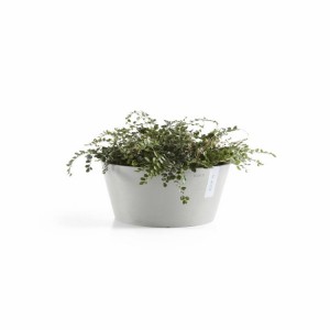 Frankfurt round pot 50 White Grey