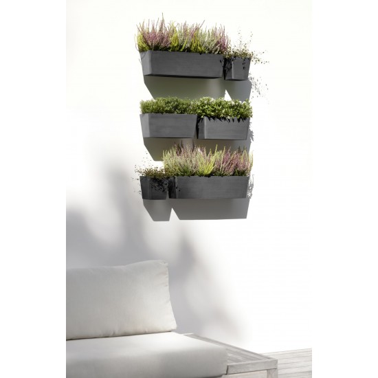 Hanging pot Manhattan Medium Dark Grey Hanging pots Hanging pot Manhattan Medium Dark Grey Hanging pots