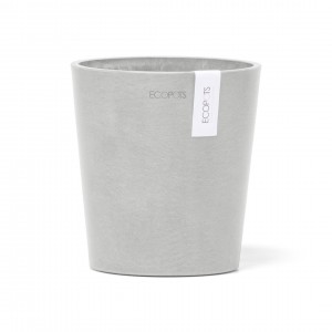 Morinda orchid pot 14 White Grey