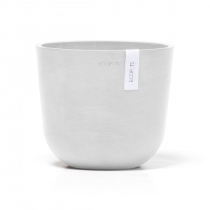 Oslo Mini small pot 19 Pure White