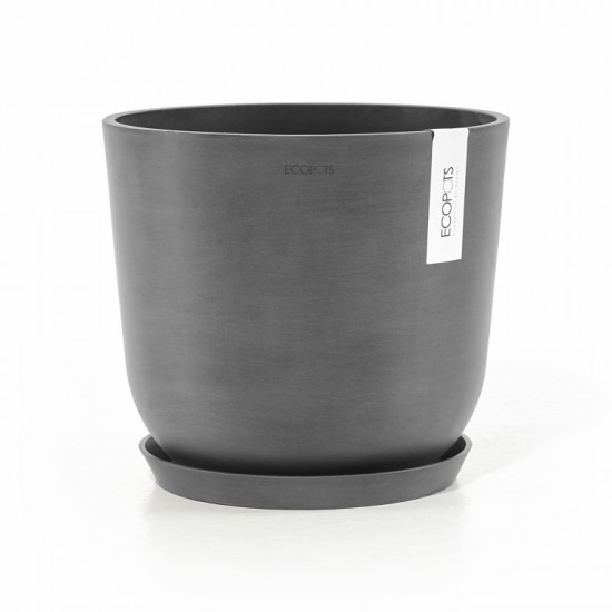 Oslo round pot 25 Grey Oslo pot 