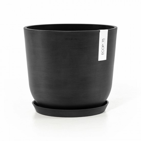 Oslo round pot 25 Dark Grey Oslo pot 