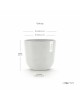 Γλάστρα στρογγυλή Oslo 25 Pure White Γλάστρα oslo Γλάστρα στρογγυλή Oslo 25 Pure White Γλάστρα oslo