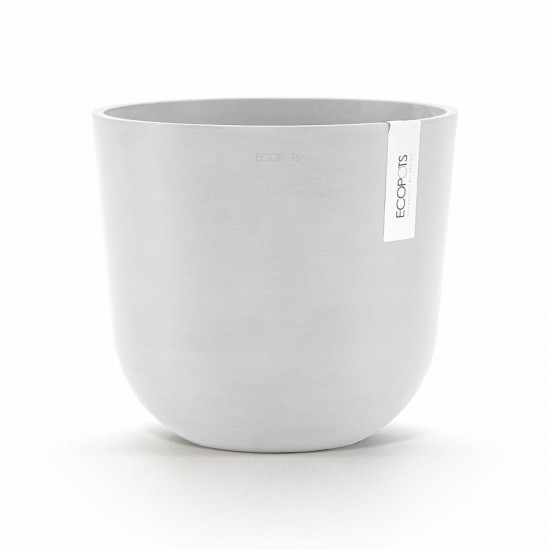 Γλάστρα στρογγυλή Oslo 25 Pure White Γλάστρα oslo Γλάστρα στρογγυλή Oslo 25 Pure White Γλάστρα oslo