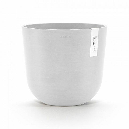 Oslo round pot 25 Pure White Oslo pot 