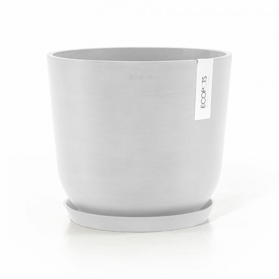 Oslo round pot 25 Pure White Oslo pot 