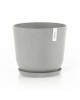 Oslo round pot 35 White Grey Oslo pot 