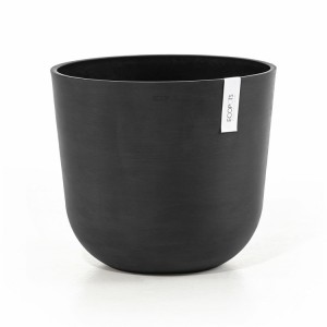 Oslo round pot 35 Dark Grey