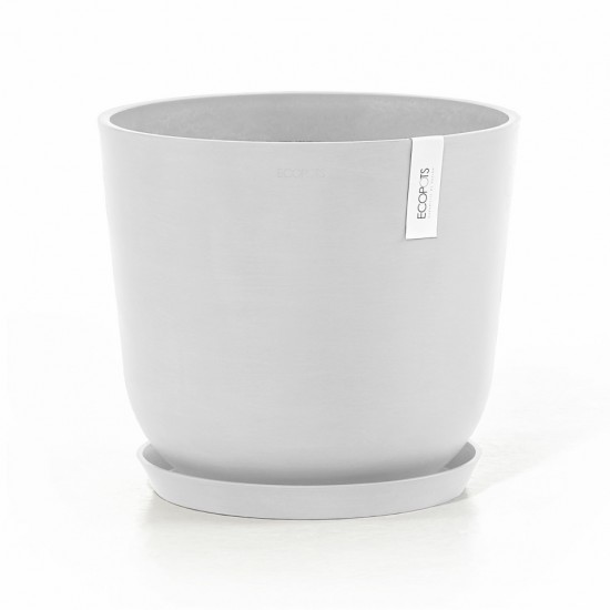 Oslo round pot 35 Pure White Oslo pot 