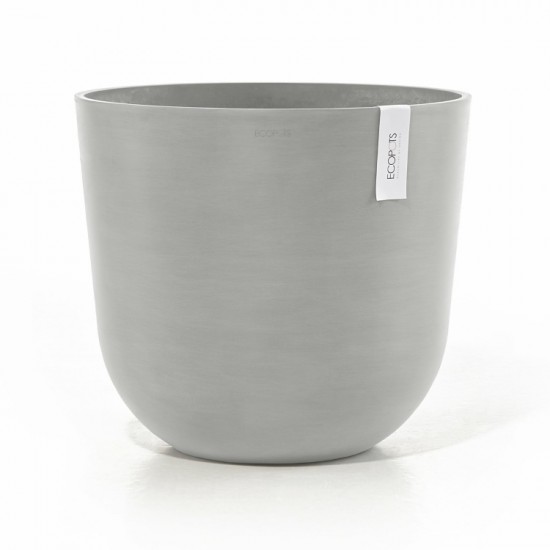 Oslo round pot 45 White Grey Oslo pot 