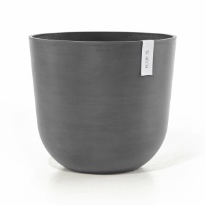 Oslo round pot 45 Grey