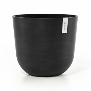 Oslo round pot 45 Dark Grey