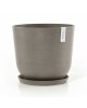 Oslo round pot 45 Taupe Oslo pot 