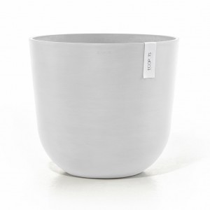 Oslo round pot 45 Pure White