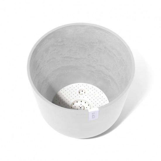 Oslo round pot 45 Pure White Oslo pot 