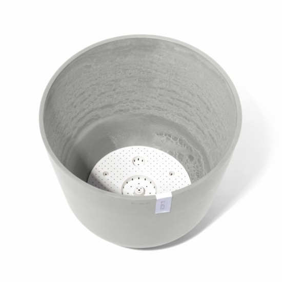 Oslo round pot 55 White Grey Oslo pot Oslo round pot 55 White Grey Oslo pot