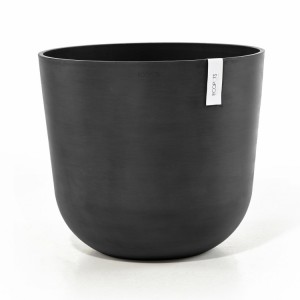 Oslo round pot 55 Dark Grey