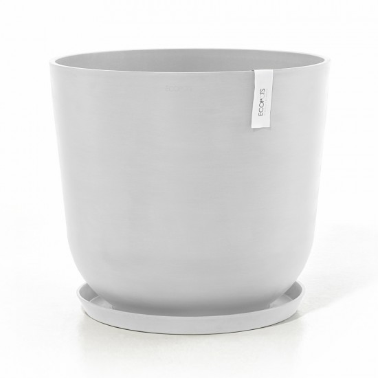 Oslo round pot 55 Pure White Oslo pot 