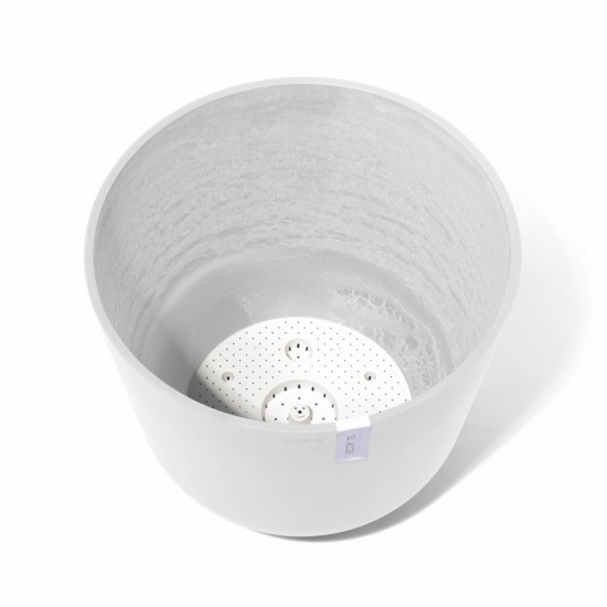 Oslo round pot 55 Pure White Oslo pot 