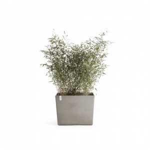 Big planter Paris Wheels 85 Taupe
