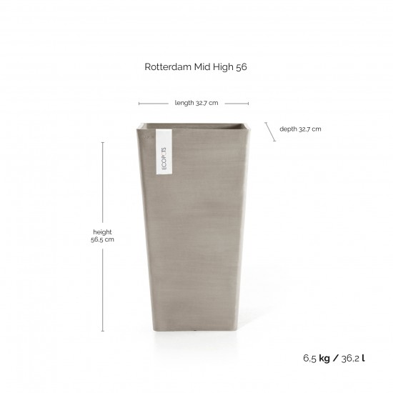 Rotterdam Mid High pot 56 Taupe Rotterdam high pot Rotterdam Mid High pot 56 Taupe Rotterdam high pot