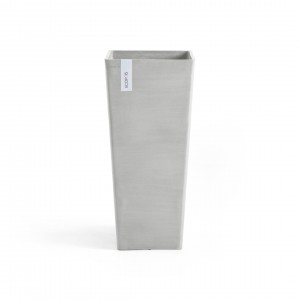 Rotterdam High pot  70 White Grey