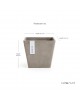 Rotterdam square pot 20 Taupe Rotterdam pot Rotterdam square pot 20 Taupe Rotterdam pot