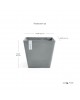 Rotterdam square pot 30 Blue Grey Rotterdam pot Rotterdam square pot 30 Blue Grey Rotterdam pot