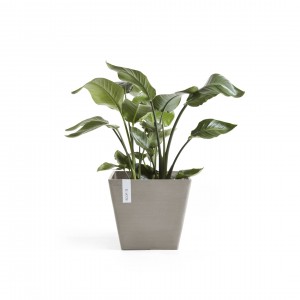 Rotterdam square pot 40 Taupe