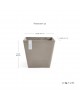 Rotterdam square pot 40 Taupe Rotterdam pot Rotterdam square pot 40 Taupe Rotterdam pot