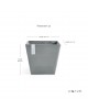 Rotterdam square pot 40 Blue Grey Rotterdam pot Rotterdam square pot 40 Blue Grey Rotterdam pot