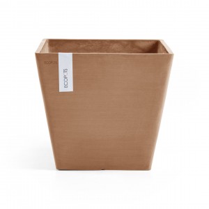 Rotterdam square pot 40 Terracotta