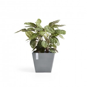 Rotterdam square pot 50 Blue Grey