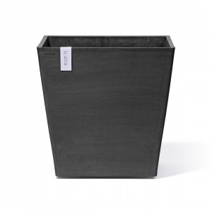 Rotterdam Wheels square pot 50 Dark Grey