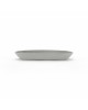 Saucer oval 30 White Grey Oval saucers