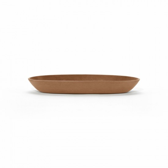 Saucer oval 30 Terracotta Oval saucers