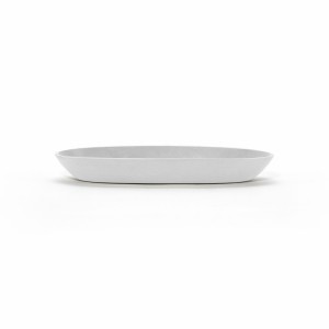 Saucer oval 30 Pure White