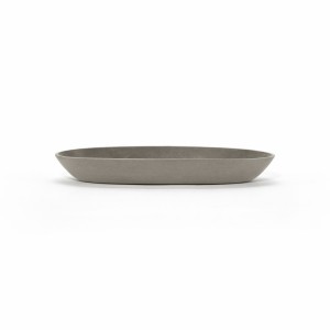 Saucer oval 30 Taupe