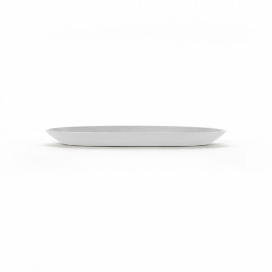 Saucer oval 43 Pure White Oval saucers