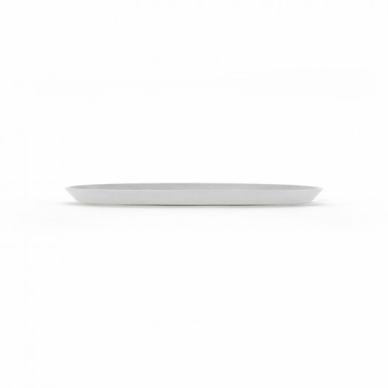 Saucer oval 56 Pure White Oval saucers