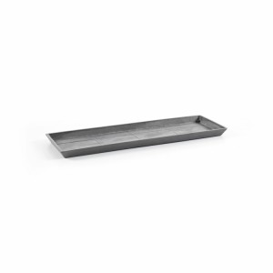 Saucer rectangular 45 Grey