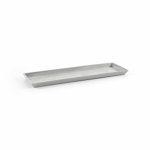 Saucer rectangular 65 White Grey