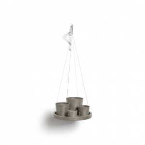 Hanging saucer Taupe