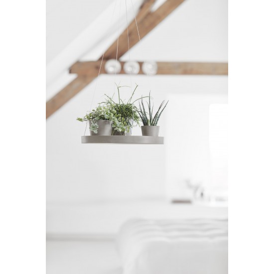 Hanging saucer Taupe Round pots Hanging saucer Taupe Round pots