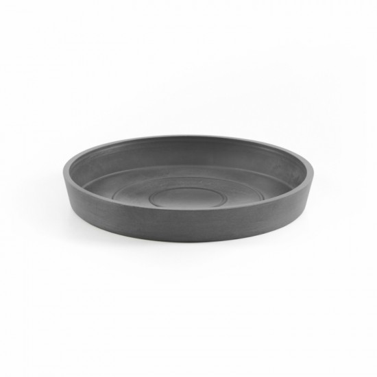 Saucer round 18 Grey Round saucers 