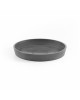 Saucer round 18 Grey Round saucers 