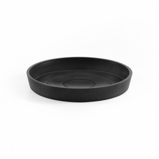 Saucer round 18 Dark Grey Round saucers 
